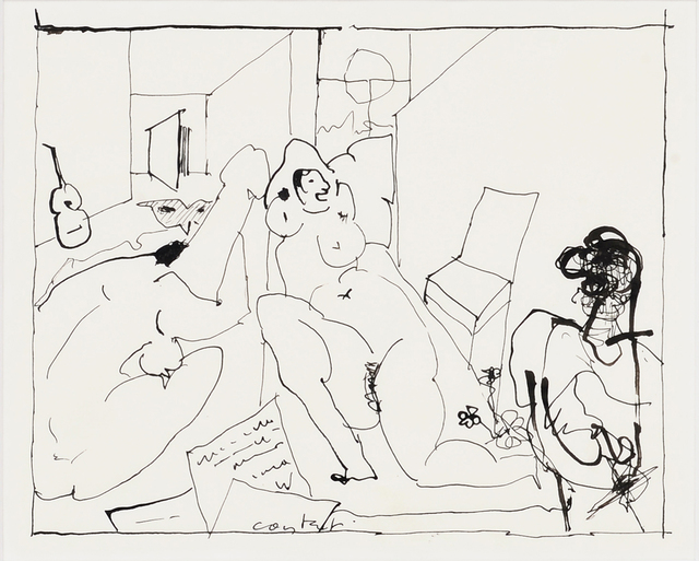 Constant, ‘Casanova’, circa 1975, Drawing, Collage or other Work on Paper, India ink on paper, Millon Belgium