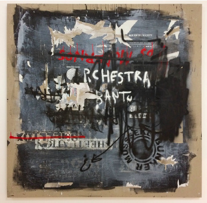 Yonamine, ‘Sheetuation Town IX’, 2018, Painting, Mixed media on canvas, Cristina Guerra Contemporary Art