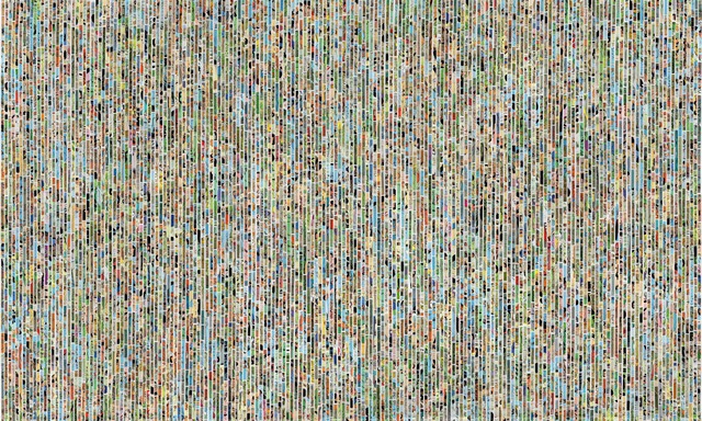 Magdalena Murua, ‘Encontrarás mil tesoro / You Will Find a Thousand Treasures’, 2020, Painting, Comic book pages collaged on canvas, Adelson Galleries