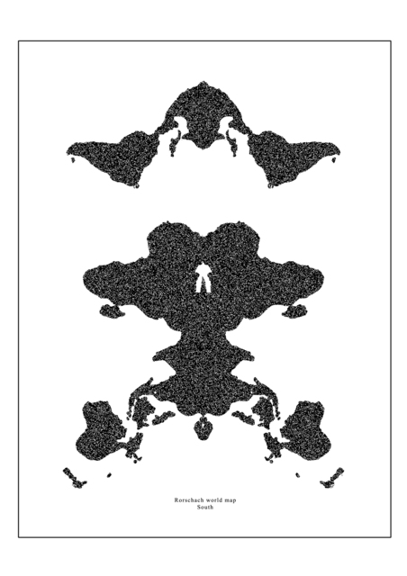 Rorschach World Map (South) — Ludovic Bernhardt (2012)