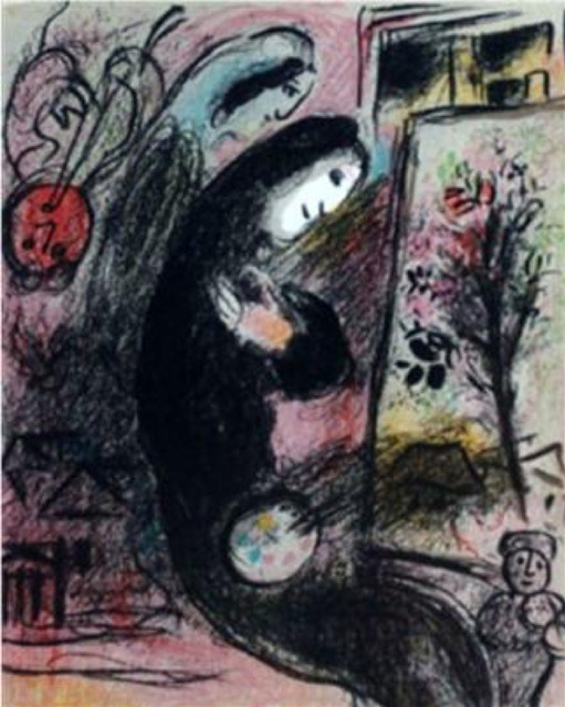 Marc Chagall, ‘Inspiration’, 1963, Print, Lithograph printed in colors on wove paper., Galerie d'Orsay