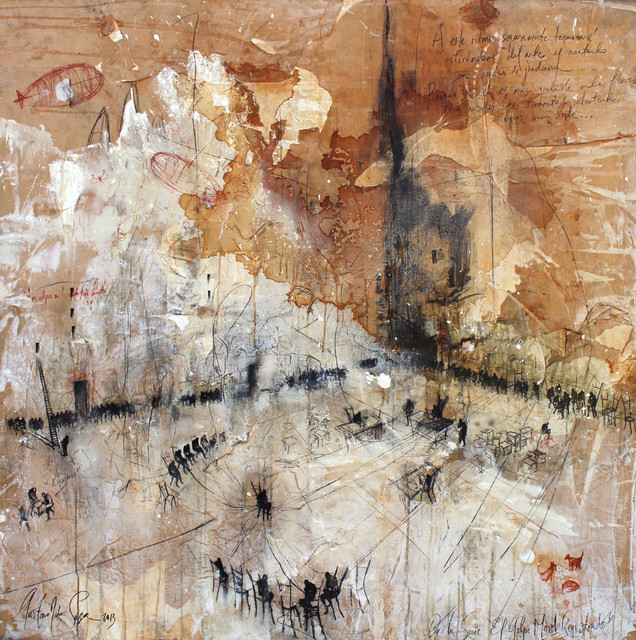 Gustavo Diaz Sosa, ‘The process according to Kafka’, 2013, Painting, Mixed media on canvas, Victor Lope Arte Contemporaneo