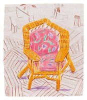 David Hockney - Number one Chair, from the Moving Focus Series (M.C.A. Tokyo 287)