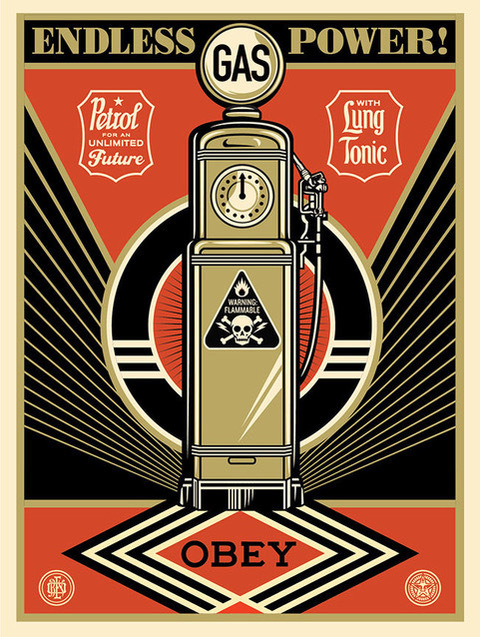 Shepard Fairey (OBEY), ‘endless power’, 2017, Rudolf Budja Gallery
