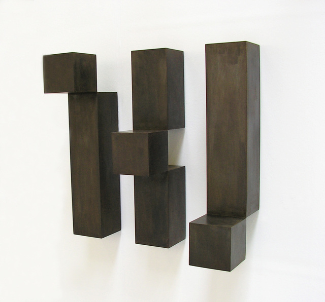 Stephan Siebers, ‘CUBE FROM LEFT TO RIGHT AND UP AND DOWN’, 2006, Sculpture, Steel with patina, Galerie Floss & Schultz