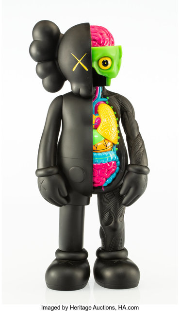 KAWS, ‘Dissected Companion (Black)’, 2006, Sculpture, Painted cast vinyl, Heritage Auctions