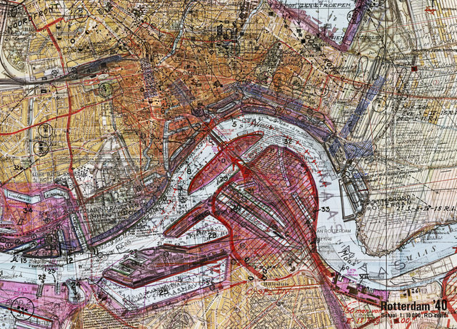 Gert Jan Kocken, ‘Depictions of Rotterdam 1940-1945 (Close-up)’, 2010-2019, Mixed Media, C-print on dibond, GRIMM