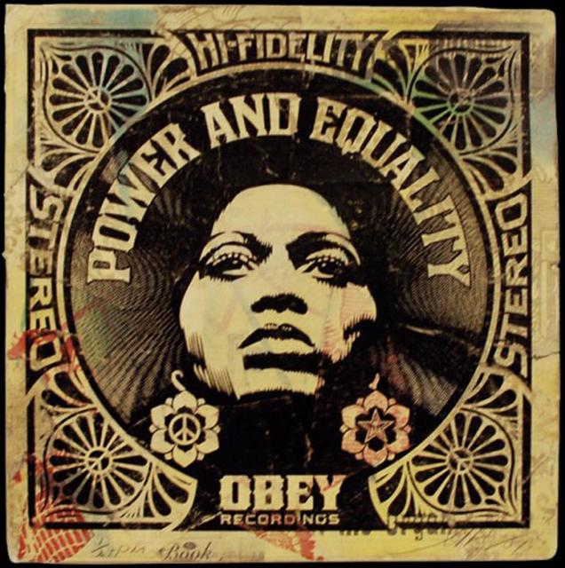 Shepard Fairey, ‘Afrocentric Power and Equality’, 2007, Hang-Up Gallery