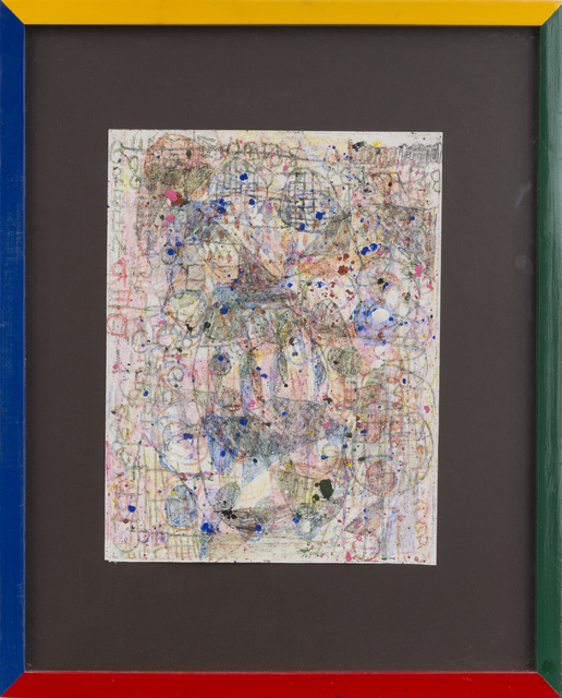 Austin Eddy, ‘FFCF - RYBG’, 2017, Drawing, Collage or other Work on Paper, Oil pastel on paper in artists frame, Taymour Grahne Projects