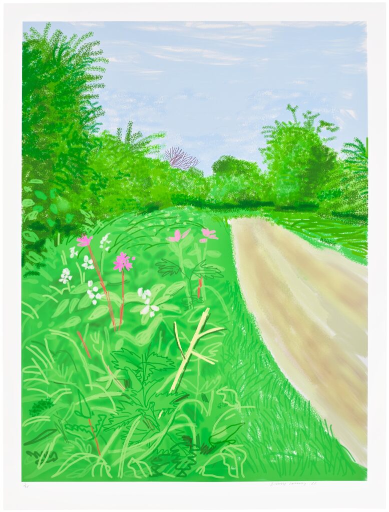 David Hockney - The Arrival of Spring in Woldgate, East Yorkshire in 2011 (twenty eleven) – 26 April