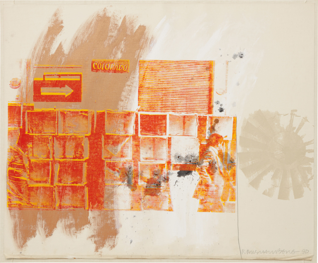 Robert Rauschenberg, ‘Red Spinner’, 1990, Phillips