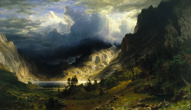 Albert Bierstadt, ‘A Storm in the Rocky Mountains, Mt. Rosalie’, 1866, Brooklyn Museum