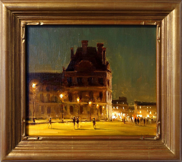 Jesse Powell, ‘Night in The Tuileries Gardens’, 2018, Painting, Oil on Linen, ARCADIA CONTEMPORARY