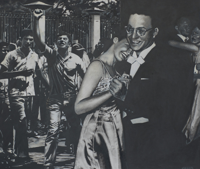 Martin Mull, ‘Debutante ’, 2015, Drawing, Collage or other Work on Paper, Acrylic and Graphite on Paper, Iris Project
