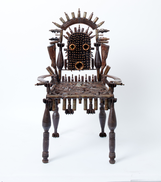 Gonçalo Mabunda, ‘Untitled (throne)’, 2018, Sculpture, Mixed media, Jack Bell Gallery