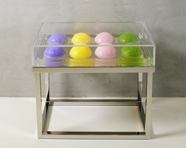 Catharina van de Ven, ‘Do Not Touch’, 2018, Design/Decorative Art, Plexiglass, epoxy, stainless steel, acrylic paint, glass, 8 resin domes, Priveekollektie Contemporary Art | Design