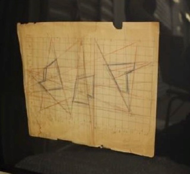 Raúl Lozza, ‘Sketch for perception No. 485’, 1963, Drawing, Collage or other Work on Paper, Graphite and ink on paper, Caiman Contemporary