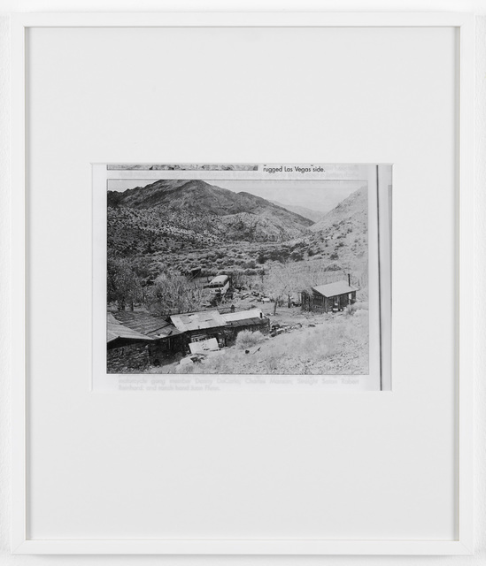 Joachim Koester, ‘Untitled (Barker Ranch)’, 2008, Photography, Set of two silver gelatin prints, Galleri Nicolai Wallner