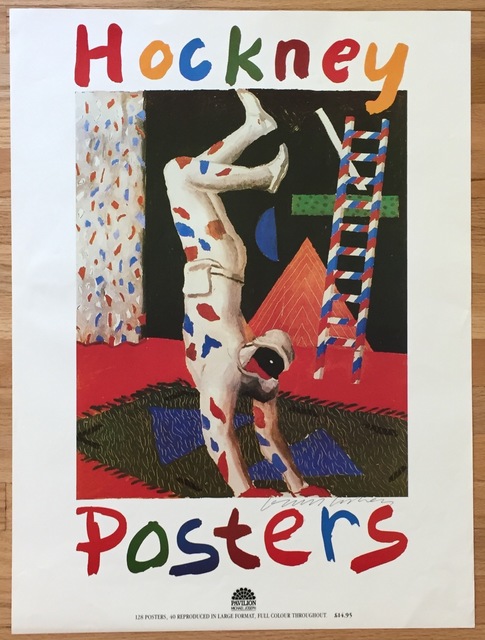 David Hockney, ‘Signed 1987 Color Lithographic Poster, "Hockney Posters"’, 1987, Kwiat Art