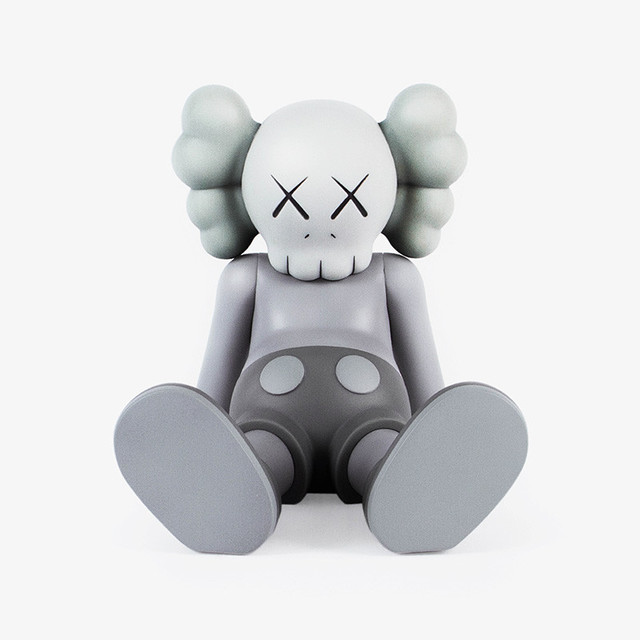 KAWS, ‘KAWS Taipei Holiday Companion (KAWS Grey Companion)’, 2019, Sculpture, Vinyl figurine, Lot 180
