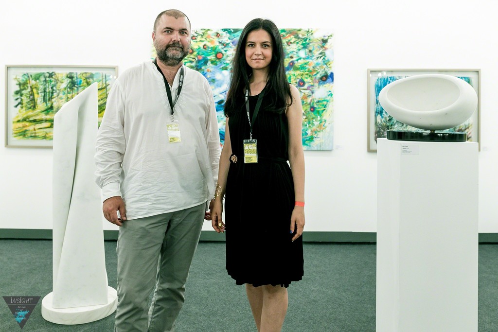 Artfooly Gallery booth at International Contemporary Art Fair Art Safari Bucharest, 2015. Painter Claudiu Presecan, curator Anca Negescu. Painting by Claudiu Presecan, sculpture by Dan Istrate, both Cluj based Romanian artists. Dan Istrate is based in both Cluj, Romania and Carrara, Italy. Artfooly Gallery booth at International Contemporary Art Fair Art Safari Bucharest, 2015. Painter Claudiu Presecan, curator Anca Negescu. Painting by Claudiu Presecan, sculpture by Dan Istrate, both Cluj based Romanian artists. Dan Istrate is based in both Cluj, Romania and Carrara, Italy.