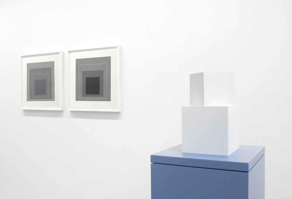 From left to right Josef Albers and Sol LeWitt. From left to right Josef Albers and Sol LeWitt.
