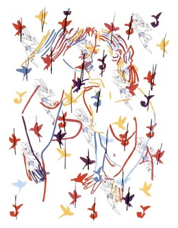 Ghada Amer, Blue Bra Girls