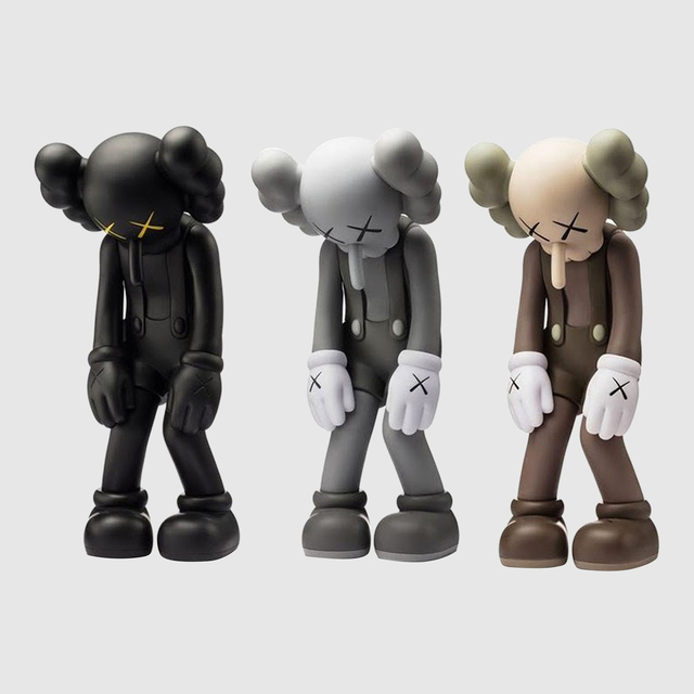 KAWS, ‘Small Lie (set of 3)’, 2017, Sculpture, Painted Cast Vinyl, Lougher Contemporary Gallery Auction
