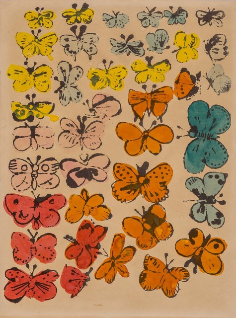 Andy Warhol, ‘HAPPY BUTTERFLY DAY’, circa 1955, Doyle