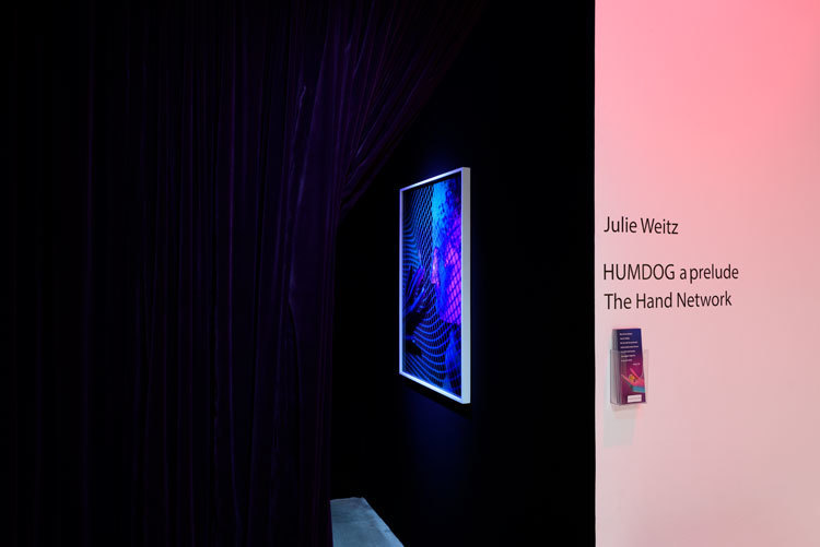 Julie Weitz, 'The Hand Network: Humdog, a prelude', installation view, Chimento Contemporary. Photo: Ruben Diaz Julie Weitz, 'The Hand Network: Humdog, a prelude', installation view, Chimento Contemporary. Photo: Ruben Diaz