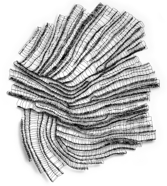 Hannah Quinlivan, ‘Paper Foundations’, 2018, Sculpture, Anodised aluminium and intaglio print on Hahnemühle paper, Flinders Lane Gallery