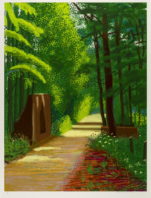 David Hockney, ‘The Arrival of Spring in Woldgate, East Yorkshire in 2011 (Twenty-Eleven) - 2 June 2011’, 2011, Forum Auctions