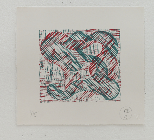 Richard Deacon, ‘1+1=10 Red/Green’, 2013, STPI