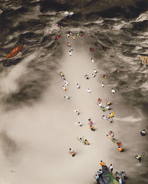 Pablo Genovés, ‘G+G#1’, 2019, Photography, Artwork by the father and son duo Pablo Genovés (photography) and Juan Genovés (intervention), Aurora Vigil-Escalera Art Gallery