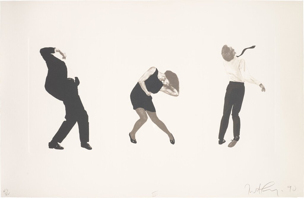 Robert Longo - Untitled III, from Men in the Cities