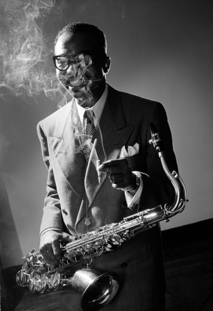 Herman Leonard, ‘James Moody, NYC’, 1951, Photography, Silver print, Robert Mann Gallery