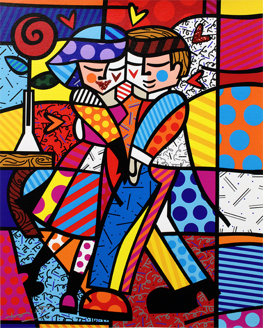 Romero Britto New Cheek To Cheek 2016 Available For Sale Artsy