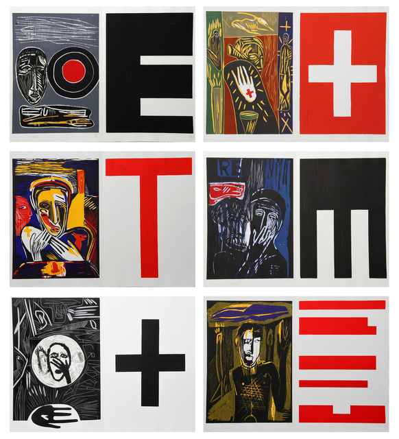 Mimmo Paladino, ‘Lacrimose, Portfolio of Woodcuts’, 1986, RoGallery