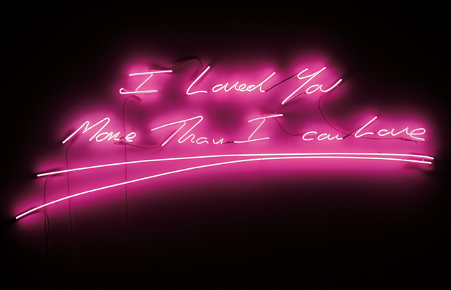 Tracey Emin, ‘I Loved You More Than I Can Love’, 2009, Installation, Neon, Phillips