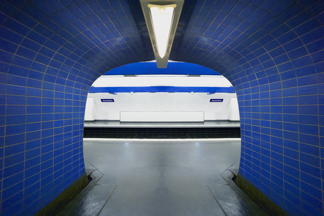 Laurie Victor Kay, ‘Metro Bleu III’, 215, Photography, Archival pigment photograph, Gilman Contemporary