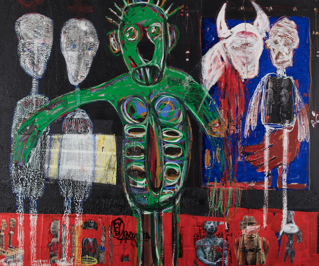 Aboudia, ‘Sacrifice Pour les Departs’, 2019, Jack Bell Gallery