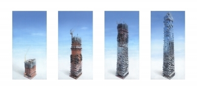 Martí Cormand, ‘Commodification of Air’, 2019, Painting, Oil on wood, Josée Bienvenu