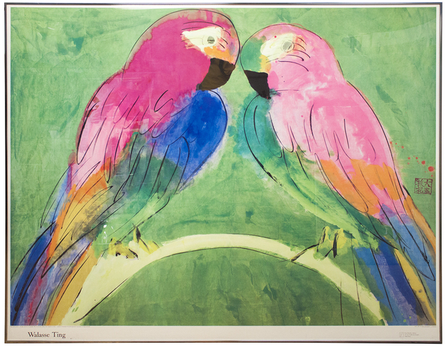 Walasse Ting 丁雄泉, ‘Two Parrots’, 1990, ArtWise