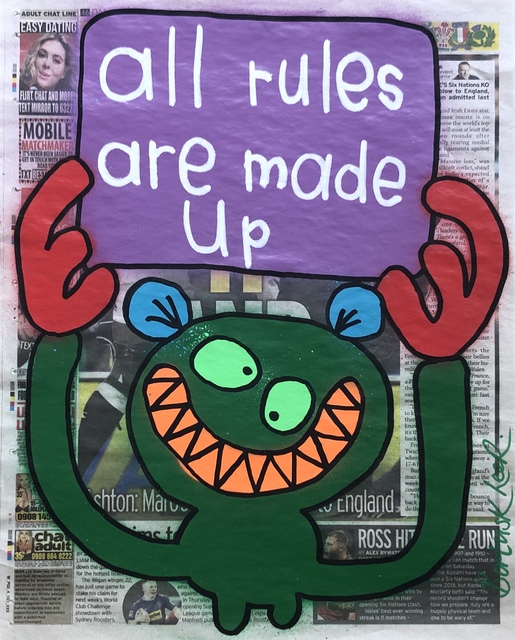 Bortusk Leer, ‘All Rules Are Made Up’, 2019, Kalkman Gallery