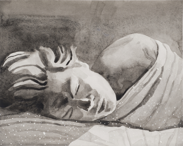 Tyler Bright Hilton, ‘The Blankets Were the Stars’, 2015, Drawing, Collage or other Work on Paper, Watercolour and gouache on paper, VIVIANEART