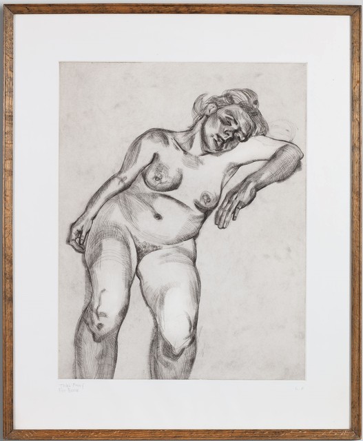 Lucian Freud, ‘Blond Girl’, 1985, Print, Etching, Marlborough London