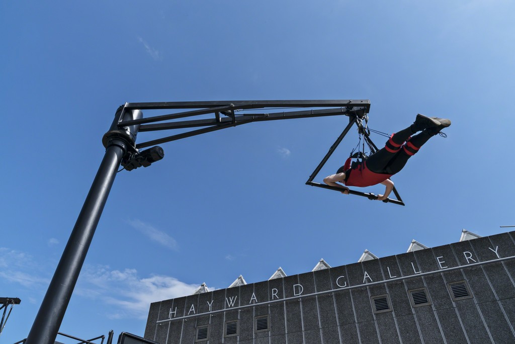 Carsten Höller, Two Flying Machines, 2015 © Carsten Höller. Installation View Carsten Höller: Decision, Hayward Gallery, London 2015. Courtesy of the artist and Gagosian Gallery. Photo © Ela Bialkowska, OKNO studio Carsten Höller, Two Flying Machines, 2015 © Carsten Höller. Installation View Carsten Höller: Decision, Hayward Gallery, London 2015. Courtesy of the artist and Gagosian Gallery. Photo © Ela Bialkowska, OKNO studio
