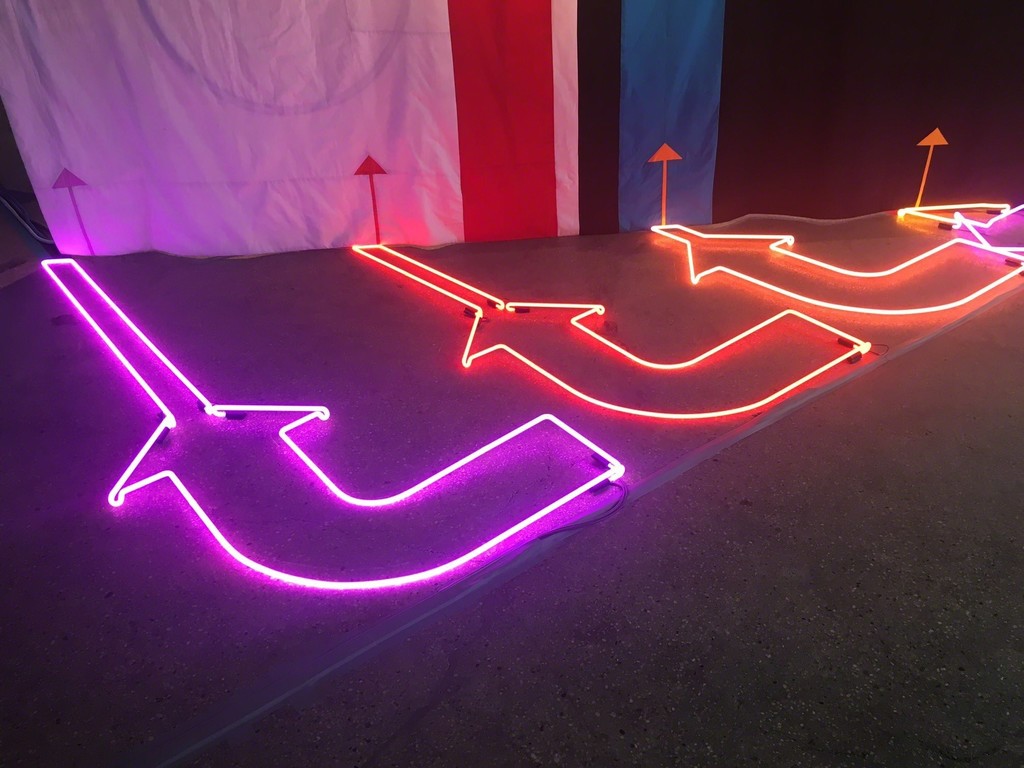 Alison O'Daniel, Room Tone (installation view), 2016. Presented at the Knockdown Center, Maspeth, NY. Courtesy the artist and Art in General. Alison O'Daniel, Room Tone (installation view), 2016. Presented at the Knockdown Center, Maspeth, NY. Courtesy the artist and Art in General.