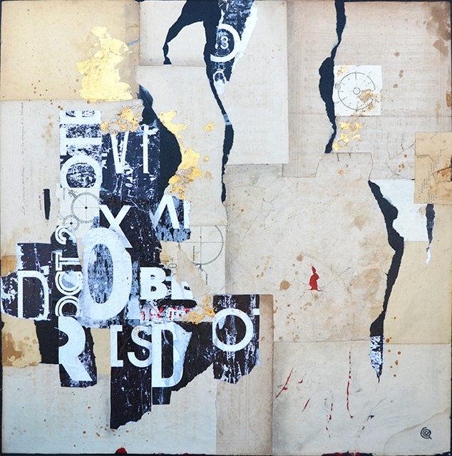 Sylvie Perrin, ‘Saint Jean’, 2019, Mixed Media, Collage and mixed technique on canvas + epoxy resin, THE WHITE ROOM GALLERY