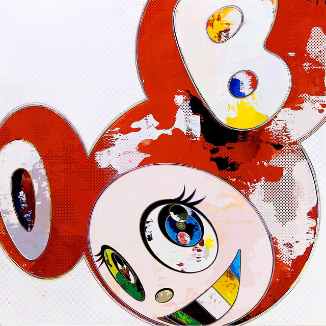 Takashi Murakami, ‘And Then x 6 (Red: The Polke Method)’, 2013, Dope! Gallery